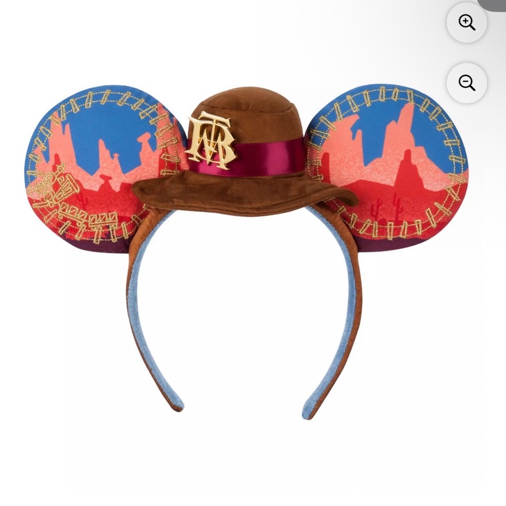 Disney The Main Attraction Big Thunder Mountain 50th Anniversary Headband Ears